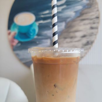 Meravalley Coffee Roasters - Iced Flat White - Coffee & Tea Near Me - Redondo Beach, California