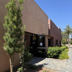 The entrance to their new location at 6290 McLeod Drive, Suite 110
