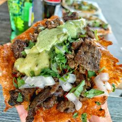 Pablitos Tacos - Asada queso tacos