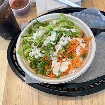 Currito Louisville - a bowl of salad and a drink - Salad Near Me - Louisville, Kentucky Currito Louisville - a bowl of salad and a drink - Salad Near Me - Louisville, Kentucky