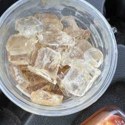 Starbucks - Grande iced americano...more like ICED ice.