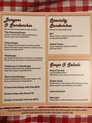 Menu photo 2 Downing Cafe & Bakery Downing, WI Menu photo 2 Downing Cafe & Bakery Downing, WI