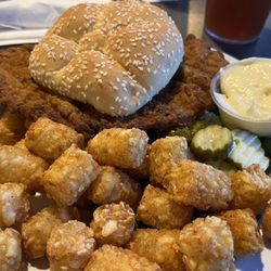 Phoenix Food & Spirits - Pork tenderloin and tots