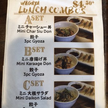 Wagaya - Combos - Ramen Near Me - Honolulu, Hawaii Wagaya - Combos - Ramen Near Me - Honolulu, Hawaii