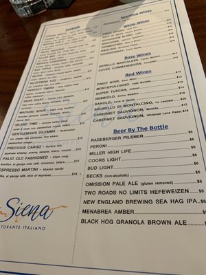 Menu photo 2 Siena Ristorante Norwalk Norwalk, CT Menu photo 2 Siena Ristorante Norwalk Norwalk, CT