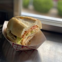 The Box Mobile Catering - Half of a Pollo Loco Sanguiche!!!