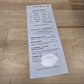 Steady Hand Cafe & Collective - Coffee & Tea Near Me - Bradley Beach, New Jersey