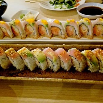 Sushi Enya - Pasadena - Yuzu rolls ($18.80) and Ac Milan rolls ($20.80) - Sushi Bars Near Me - Pasadena, California