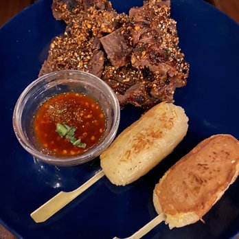 Somtum Der Redhook - House special grilled beef ? With grilled sticky rice - Thai Near Me - Brooklyn, New York