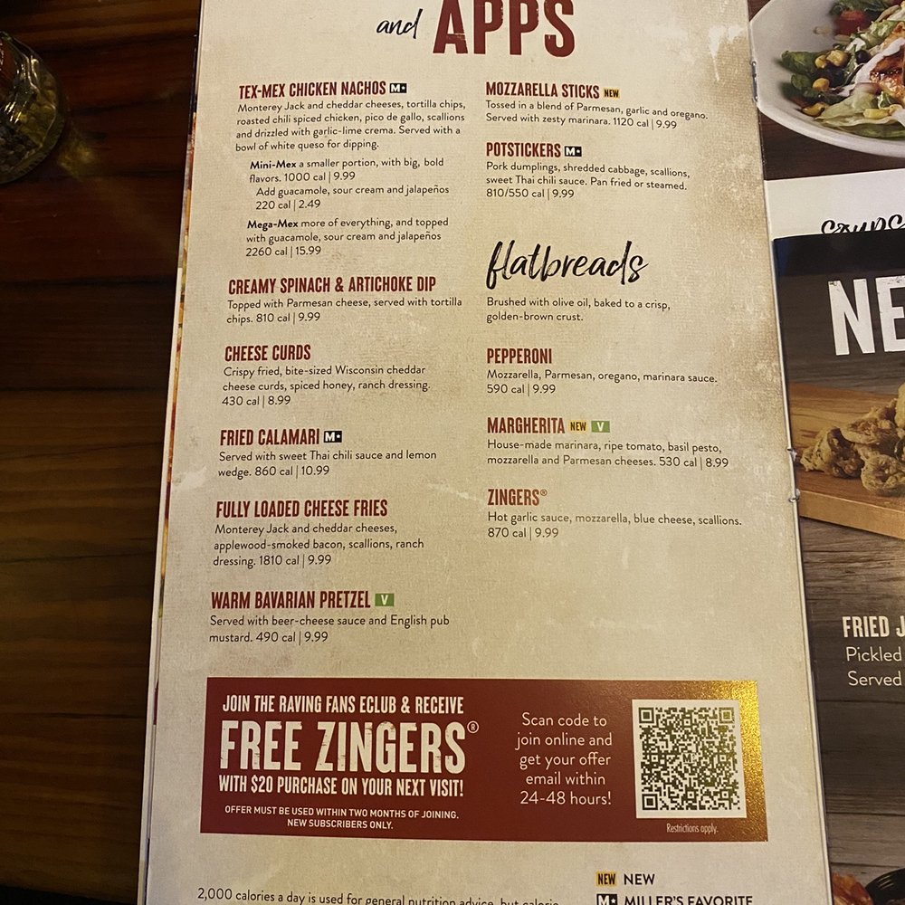 Miller's Ale House - Appetizer menu - American Near Me - Altamonte Springs, Florida Miller's Ale House - Appetizer menu - American Near Me - Altamonte Springs, Florida