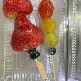Strawberry Tanghulu and cherry tomato Tanghulu Strawberry Tanghulu and cherry tomato Tanghulu