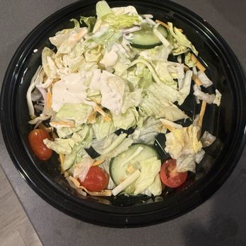 Outback Steakhouse - A house salad not even half filled. $8 bucks for this - Steakhouses Near Me - Pleasant Hill, California
