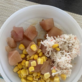 Bay Poke - My poke - a small bowl with two scoops of albacore. Pathetic. - Hawaiian Near Me - Irvine, California Bay Poke - My poke - a small bowl with two scoops of albacore. Pathetic. - Hawaiian Near Me - Irvine, California