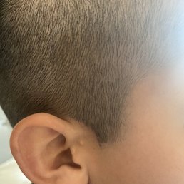 And the side burns not even clean And the side burns not even clean
