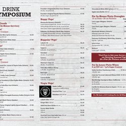 Lou Dawgs Southern BBQ - Drink Menu!