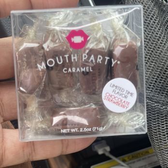 Mouth Party Caramel - Limited Time Flavor: Chocolate Strawberry Caramels - Candy Stores Near Me - Timonium, Maryland