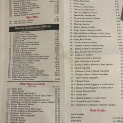 Foo Luck - Chinese menu