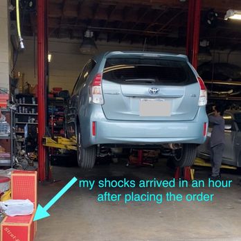 Cal Automotive Tech - My shocks arrived in an hour after placing the order. Super fast and efficient. Very happy with the results! - Auto Repair Near Me - San Lorenzo, California Cal Automotive Tech - My shocks arrived in an hour after placing the order. Super fast and efficient. Very happy with the results! - Auto Repair Near Me - San Lorenzo, California