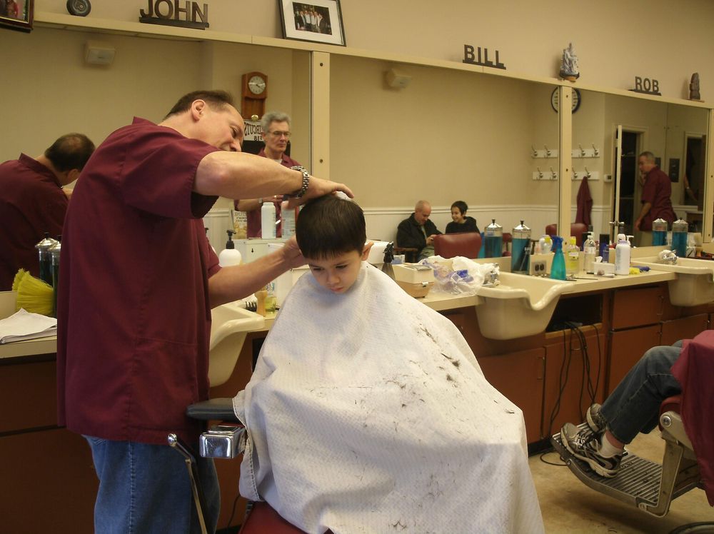 John Troncelliti Barber Shop Logo