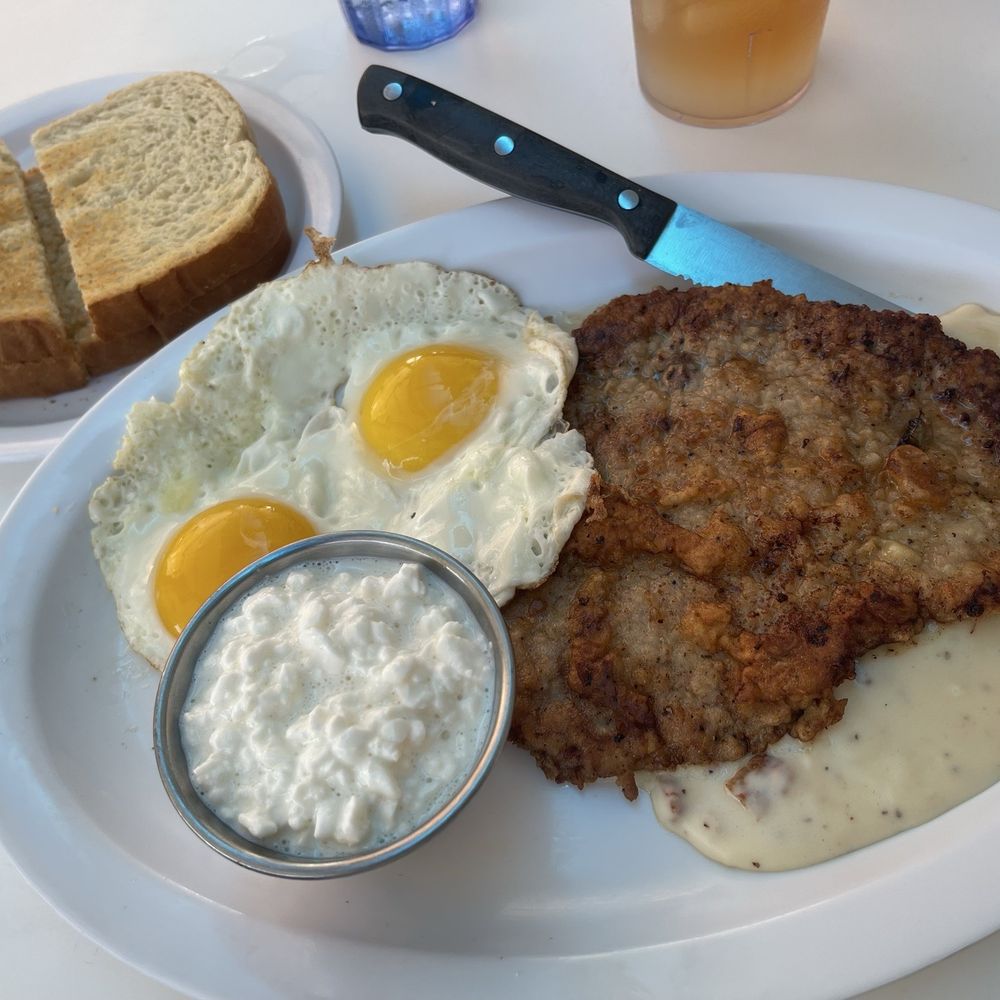 Eat At Joe's - 2 Eggs with Chicken Fried Steak. - Diners Near Me - Redondo Beach, California Eat At Joe's - 2 Eggs with Chicken Fried Steak. - Diners Near Me - Redondo Beach, California