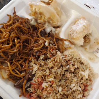 Eddy's Chinese & American Restaurant - Almond chicken, rice and beef noodles. - Chinese Near Me - Colfax, Washington