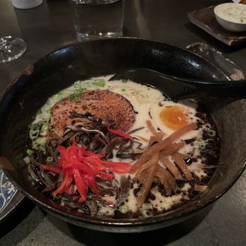 Two Ten Jack - Tonkotsu Ramen w thicker noodles - Cocktail Bars Near Me - Nashville, Tennessee