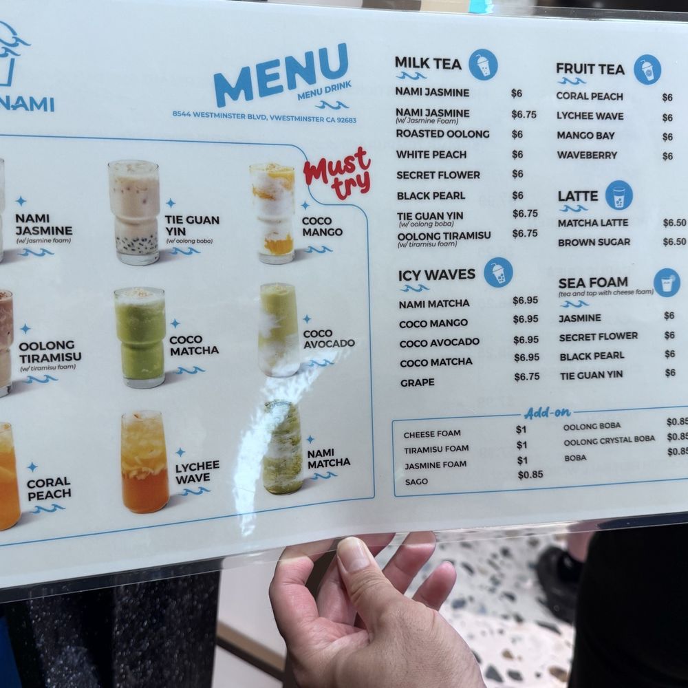 Tea Nami - Coffee & Tea Near Me - Westminster, California Tea Nami - Coffee & Tea Near Me - Westminster, California