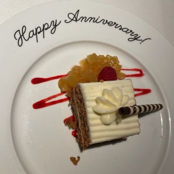 The Sardine Factory - Complimentary dessert - Steakhouses Near Me - Monterey, California