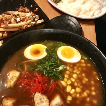 SATO Ramen - vegan curry ramen (+ soft boiled egg) is SO good. i don't understand how. and the FRIESSS - Ramen Near Me - Buffalo, New York SATO Ramen - vegan curry ramen (+ soft boiled egg) is SO good. i don't understand how. and the FRIESSS - Ramen Near Me - Buffalo, New York