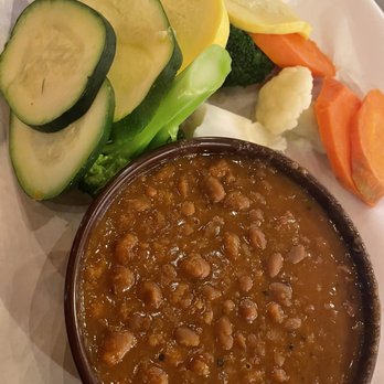 Phil's BBQ - Sweet Baked Beans (Small) and side of steamed veggies - Barbeque Near Me - San Diego, California Phil's BBQ - Sweet Baked Beans (Small) and side of steamed veggies - Barbeque Near Me - San Diego, California