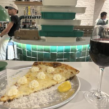 Gimani - Lemon pizza and red wine - Pizza Near Me - Albuquerque, New Mexico