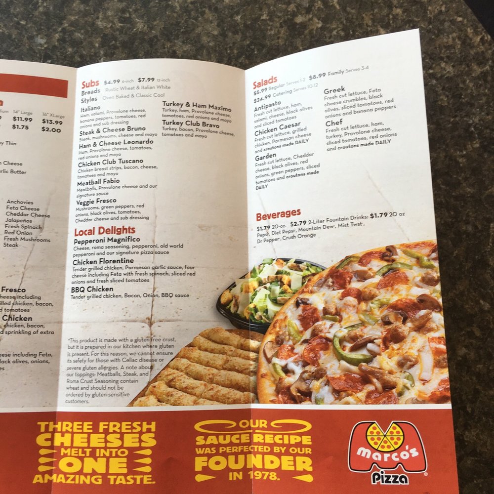 Marco's Pizza - the menu of the restaurant - Pizza Near Me - Cypress, Texas Marco's Pizza - the menu of the restaurant - Pizza Near Me - Cypress, Texas