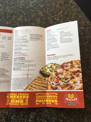 Menu photo 1 Marco's Pizza Cypress, TX