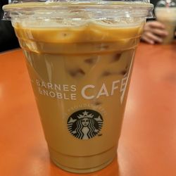 Barnes & Noble Booksellers - Grande Iced Decaf Latte from the Starbucks in Barnes & Noble