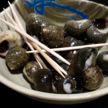Mansun Sushi - 102414:  sea snails (just think of escargot and go with it...) - Japanese Near Me - Walnut, California