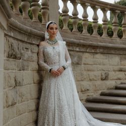 Custom-Made Outfit for Marjan Tabibzada's (@youngcouture) Wedding.