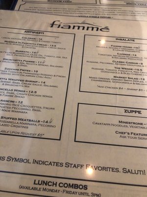 Menu photo 1 Fiammé Naperville, IL Menu photo 1 Fiammé Naperville, IL