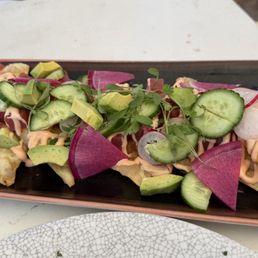 Poke nachos