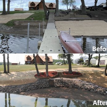 Lakeshore Guys - Before and after - Landscaping Near Me - Forest Lake, Minnesota