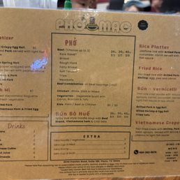 Menu Menu