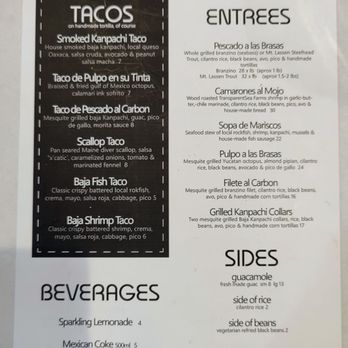 Holbox - Menu as of 05.24.2023 - Latin American Near Me - Los Angeles, California