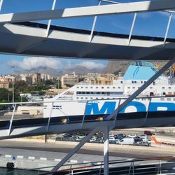 Porto di Palermo - Ferry Dock next to cruise ship port.