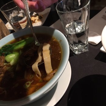 Facing East - Beef noodle soup.  Noodles perfect and wide. Soup and beef excellent.  Garnish! - Chinese Near Me - Bellevue, Washington