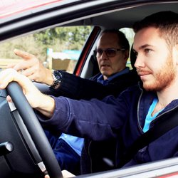 Burke Mountain Driving School - With a student