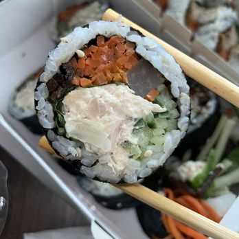 Jaws Express - a sushi with chopsticks in a box - Korean Near Me - San Diego, California