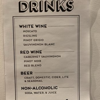 Muse Paintbar - Drinks Menu - Paint & Sip Near Me - Fairfax, Virginia