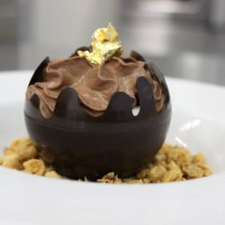 Chocolate Academy Montreal - Chocolate dessert at the Chocolate Academy Canada