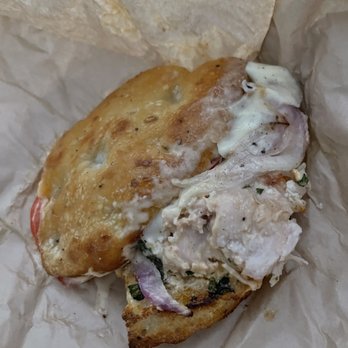 Panera Bread - Dry bread and something that looks like puke. Yeah, it tastes like that too! - Salad Near Me - Sand City, California Panera Bread - Dry bread and something that looks like puke. Yeah, it tastes like that too! - Salad Near Me - Sand City, California