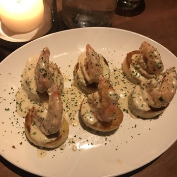 Stoney River - Whiskey shrimp on country toast - Steakhouses Near Me - Chapel Hill, North Carolina Stoney River - Whiskey shrimp on country toast - Steakhouses Near Me - Chapel Hill, North Carolina