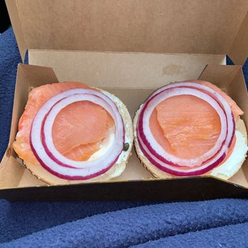 Caribou Coffee - Nova lox bagel - Coffee & Tea Near Me - Mitchell, South Dakota